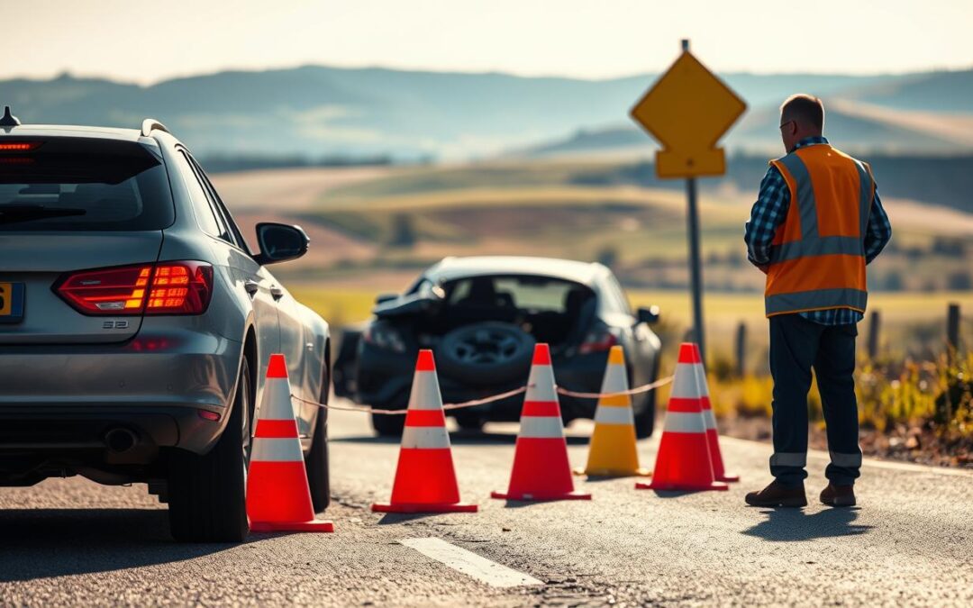So sichern Sie Ihre Auto Unfallstelle richtig
